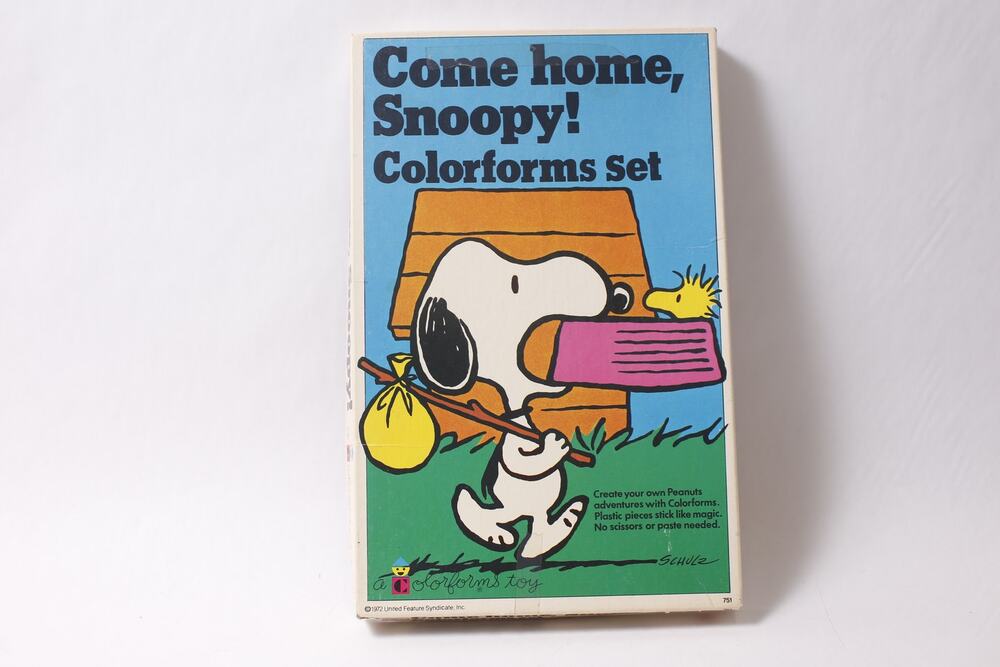 Come Home Snoopy Colorforms Play Set 1972 Peanuts Sticking Pieces ~260214-WH 983